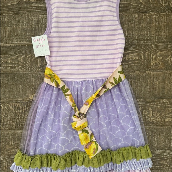 Giggle Moon NWT Lemon Tulle Dress 7 - Picture 5 of 6